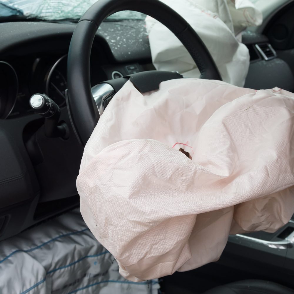 Vehicle Crash and Airbag Deployment